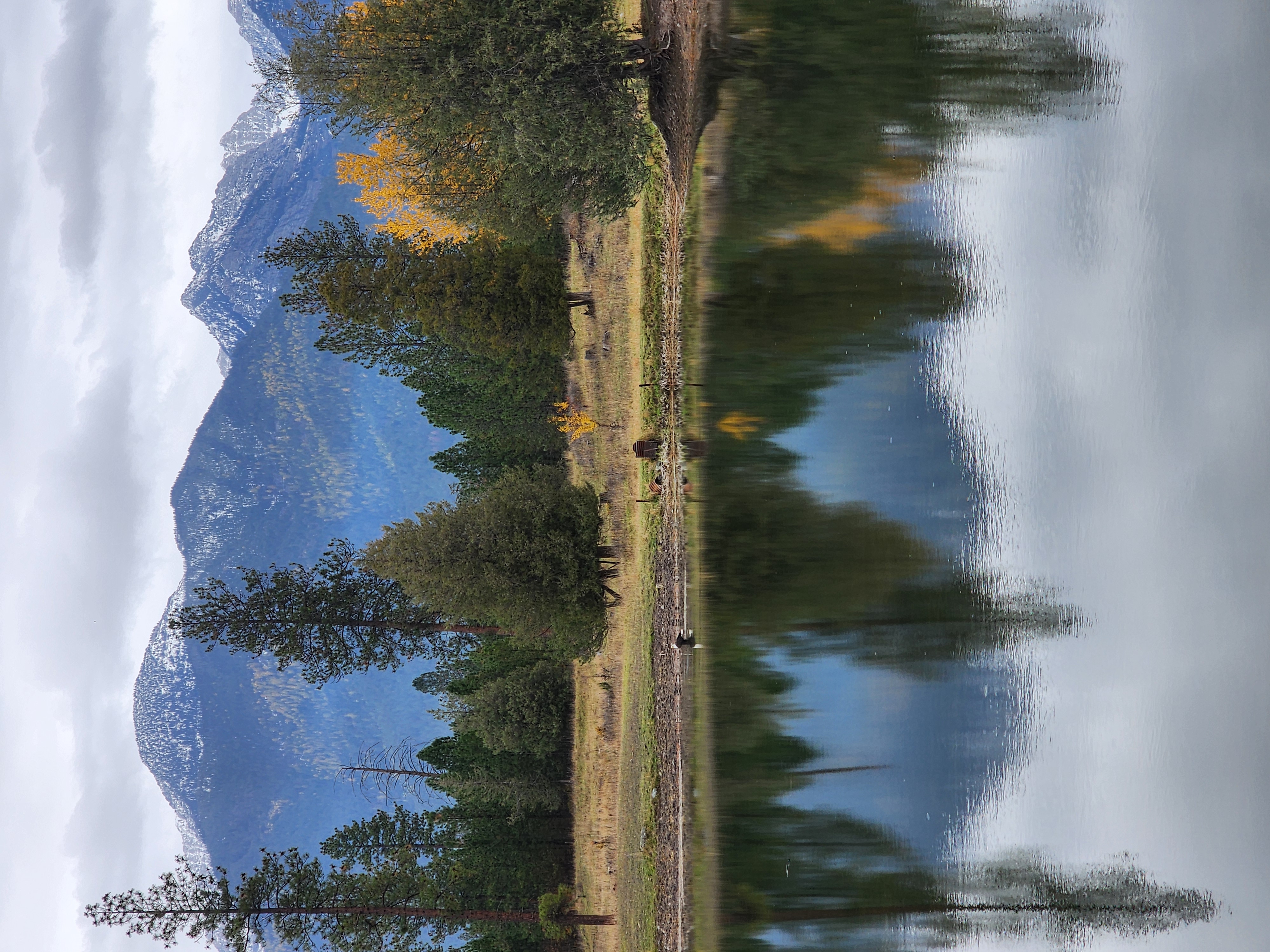 RV site with mountain views